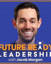 Future ready podcast with man on the front cover.